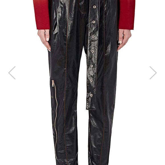 Proenza Schouler leather pleated pants - Picture 3 of 5